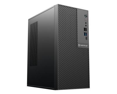 Unykach Numen 500 Pro Midi Tower Caja ITX, MicroATX - Tamaño Disco Soportado 3.5\", 2.5\" - USB-A 2.0/3.2/C y Audio