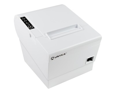 Unykach POS5 White Impresora Termica de Recibos - Velocidad 230mm/s - USB, RJ-45, RJ-12 y RJ11