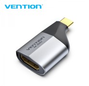 Vention Adaptador USB-C Macho a HDMI 2.0 Hembra 4K - Aluminio Gris