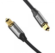 Vention Cable de Audio de Fibra Optica - 1.5m - Gris Metalizado