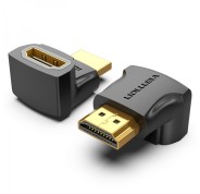 Vention Pack de 2 Adaptadores HDMI 2.0 4K 270º HDMI Macho a HDMI Hembra