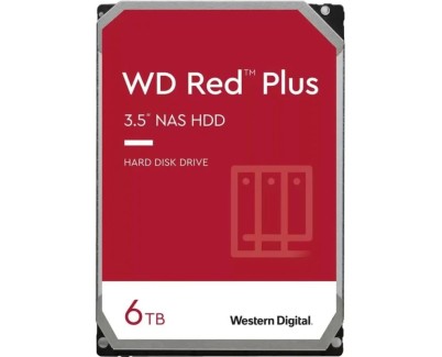 WD Red Plus Disco Duro Interno 3.5\" 6TB NAS SATA III