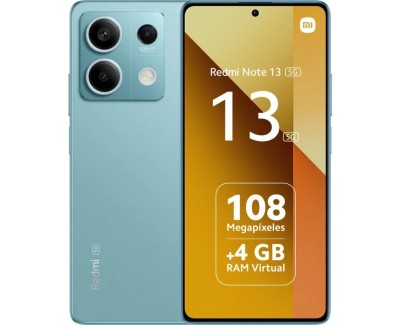 Xiaomi Redmi Note 13 5G Smartphone Pantalla AMOLED 6.67\" - 8GB - 256GB - Camara Principal 108MP - Bateria 5000mAh - Admite Carga de 33W - Color Azul